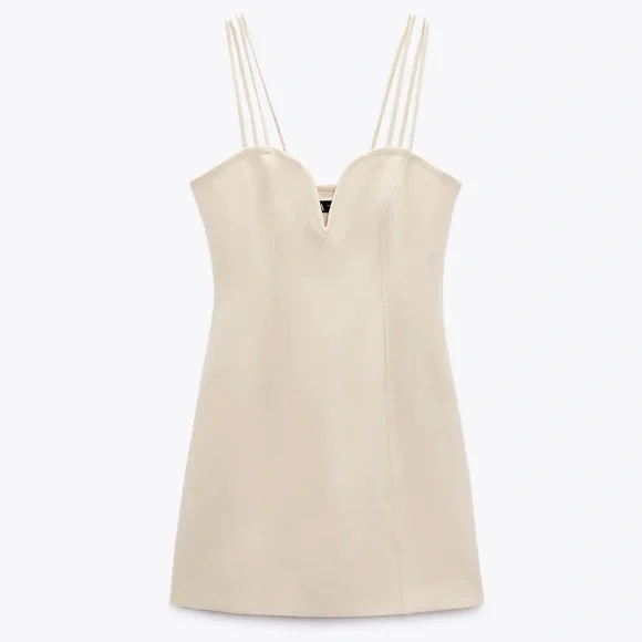 Wedding Dress ZARA Party Birthday Anniversary Date Dinner Bridesmaid Bride - Picture 3 of 4